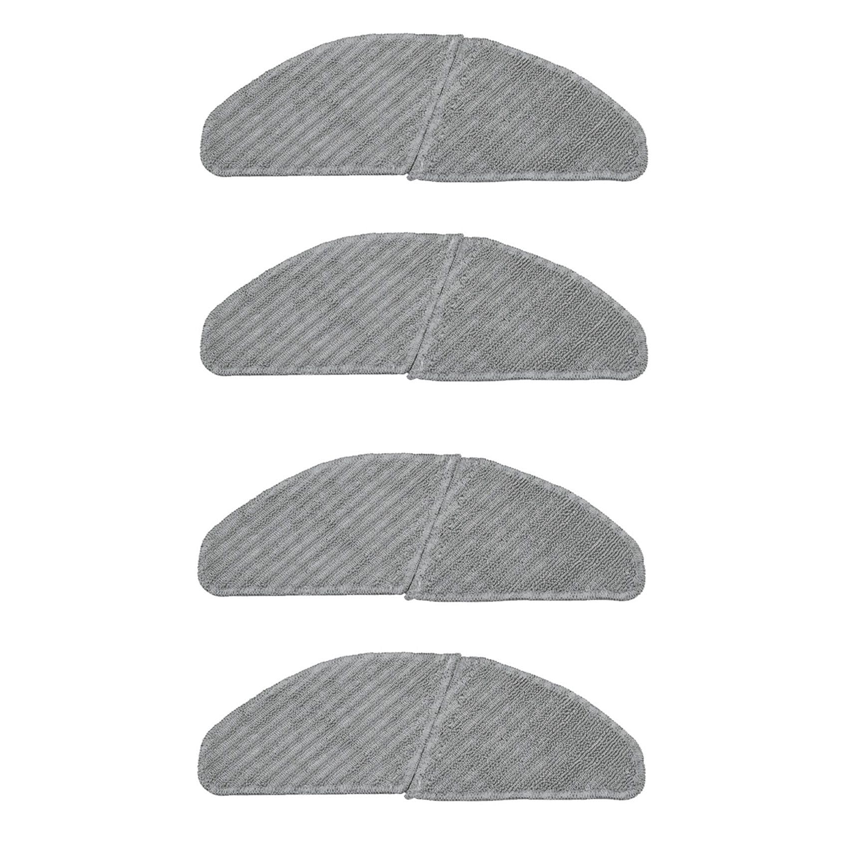Hndhbfgrt 4Pcs Robot Vacuum Cleaner Mop for S8+ M7 Pro Sweeping Robot Polyester Swipe Wipe Mop Cloth Pads
