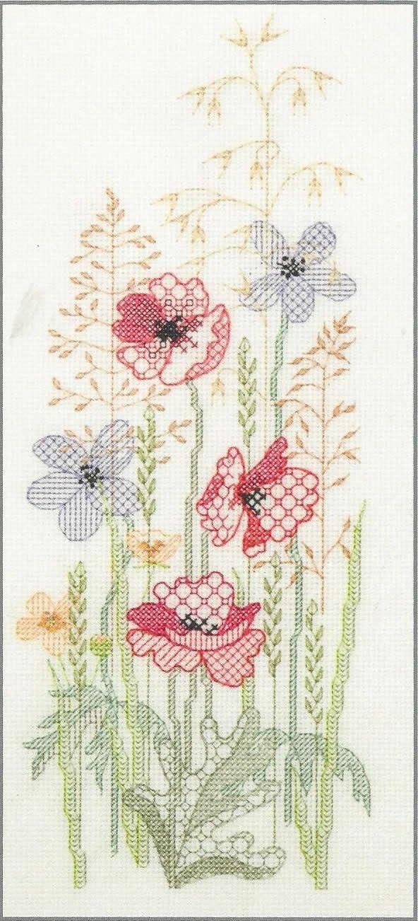 Derwentwater Designs Seasons Panel Summer Counted Cross Stitch Kit