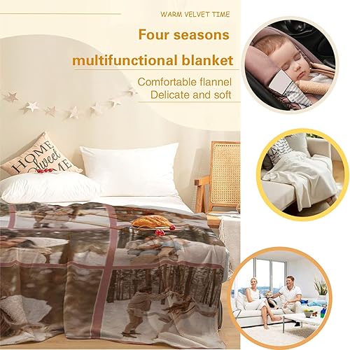 Vista 125 de Manta personalizada con texto fotográfico, manta de imagen personalizada para bebé, madre, padre, adultos, amigos, amantes, regalo personalizado