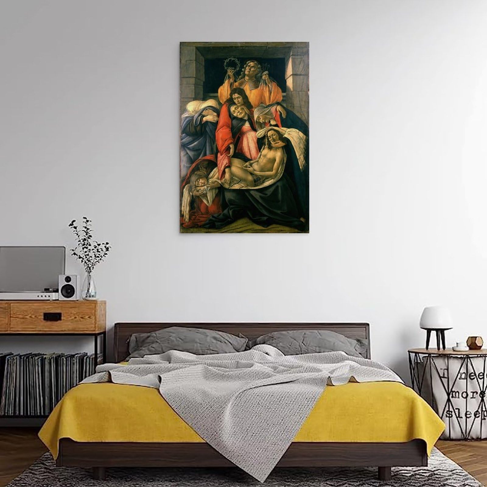 Sandro Botticelli's Painting Art Poster Lienzo Impresión artística 24 x 36 pulgadas