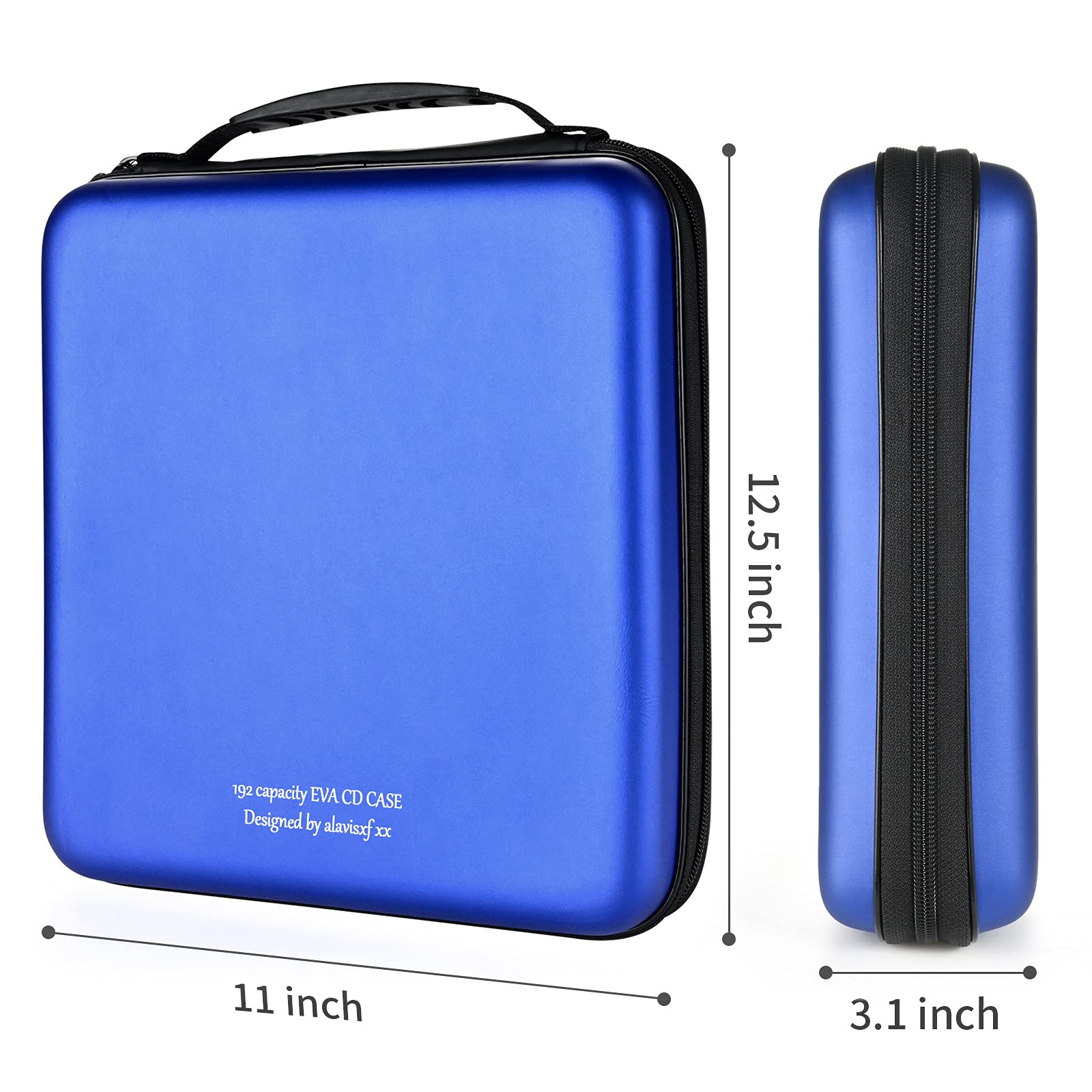 Amazon.com: alavisxf xx CD Case, 192 Capacity EVA Protective Blu