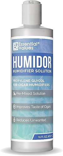 Miniatura 2 de Paquete de 2 soluciones de humidor y humidificador combinado, (16 onzas por botella) propilenglicol y humidificador para humidores medianos y