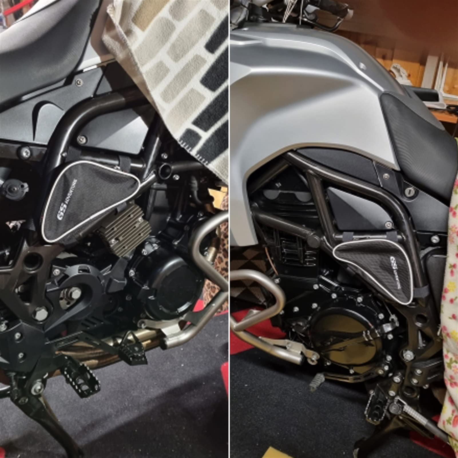 Boîte À Outils De Moto Cadre Crash Bar Sacs Outil Placement Sac De Voyage Sac De Selle F 800GS F 700GS ADV pour B&M&W F800GS F700GS