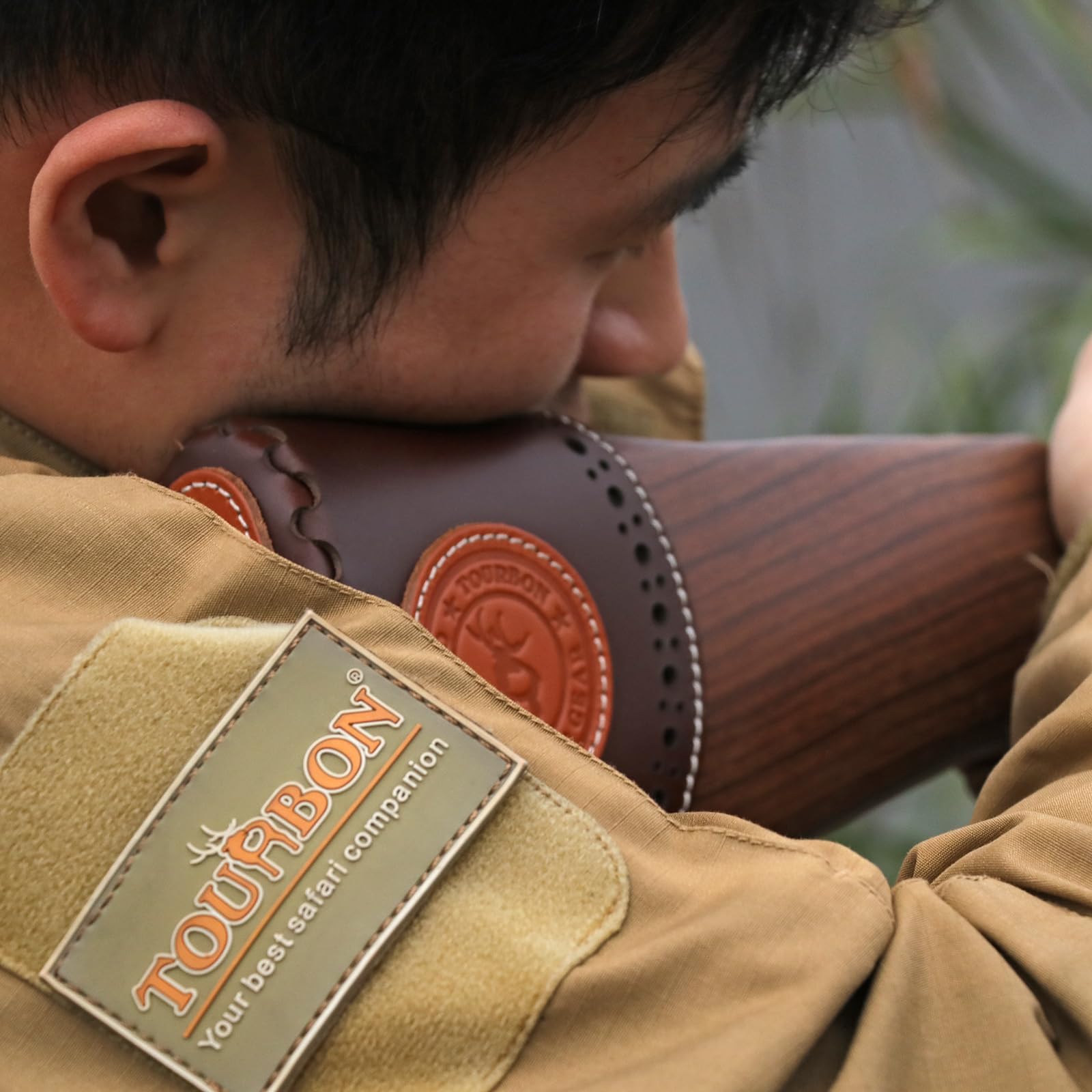 Recoil Pads aus echtem Leder für Schrotflinte, Gewehr, verstellbare Abdeckung mit Einsätzen