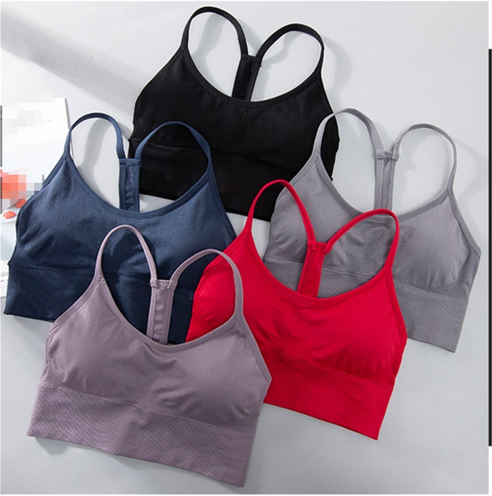 Reggiseno Sportivo Elasticità Reggiseno Sportivo da Donna Imbottito E Traspirante, Canotta Corta A Forma di Y for Yoga Fitness Top Palestra Donna