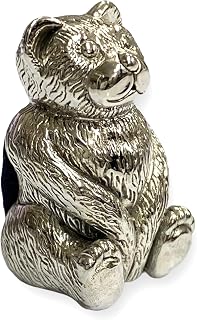 Victorian Style Collectable Teddy Bear Pin Cushion 925 Sterling Silver Sewing Needle