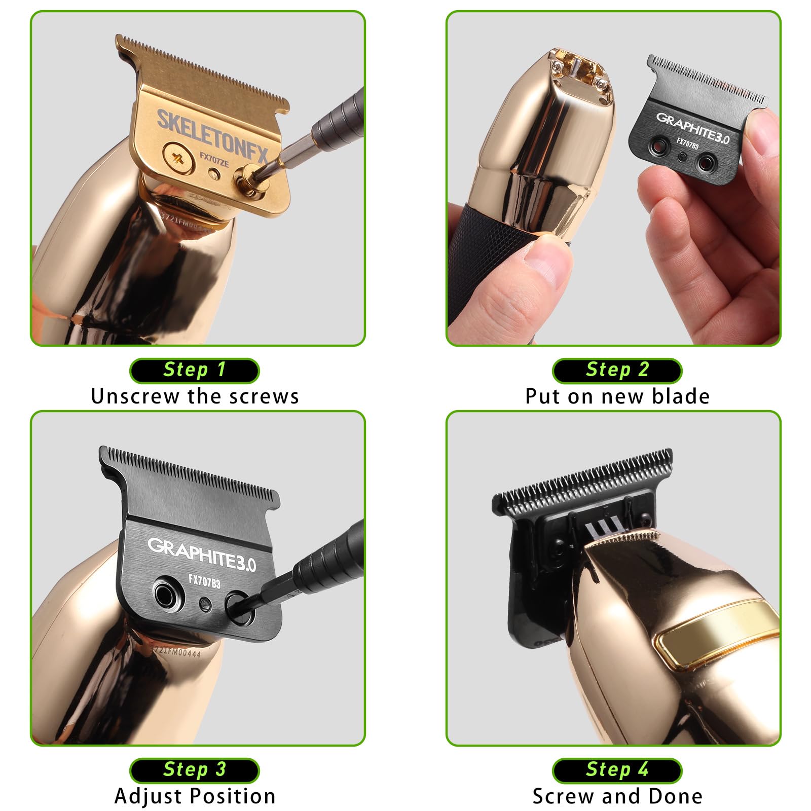 Amazon.com: GRAPHITE 3.0 Replacement Blades for All FX787 & FX726