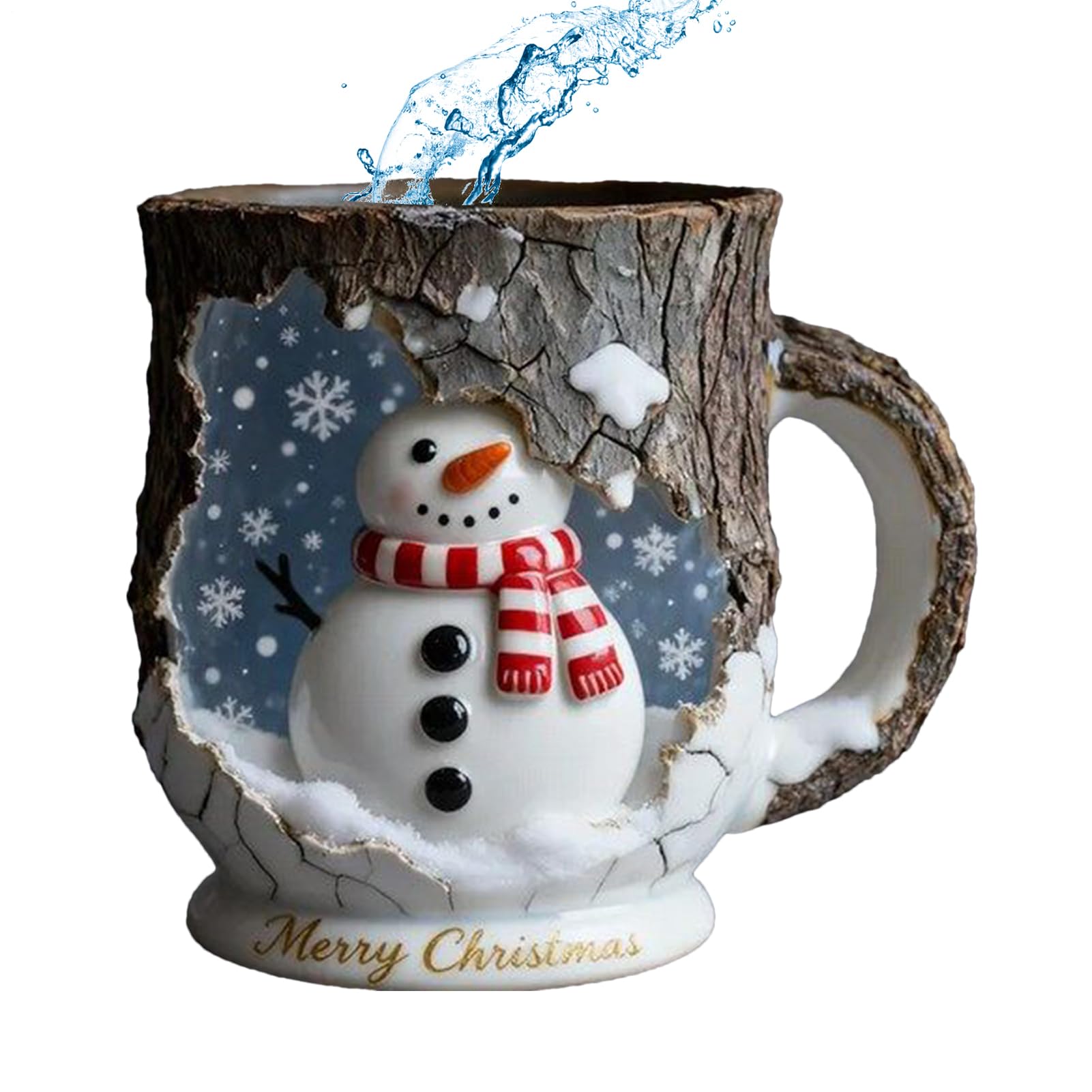Tazas de café navideñas para centros de mesa y desayunos en fiestas