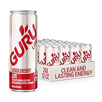 Vista 12 de GURU Tropical Punch - Bebidas energéticas orgánicas, bebida energética limpia con cafeína natural a base de plantas de té verde + enfoque con L