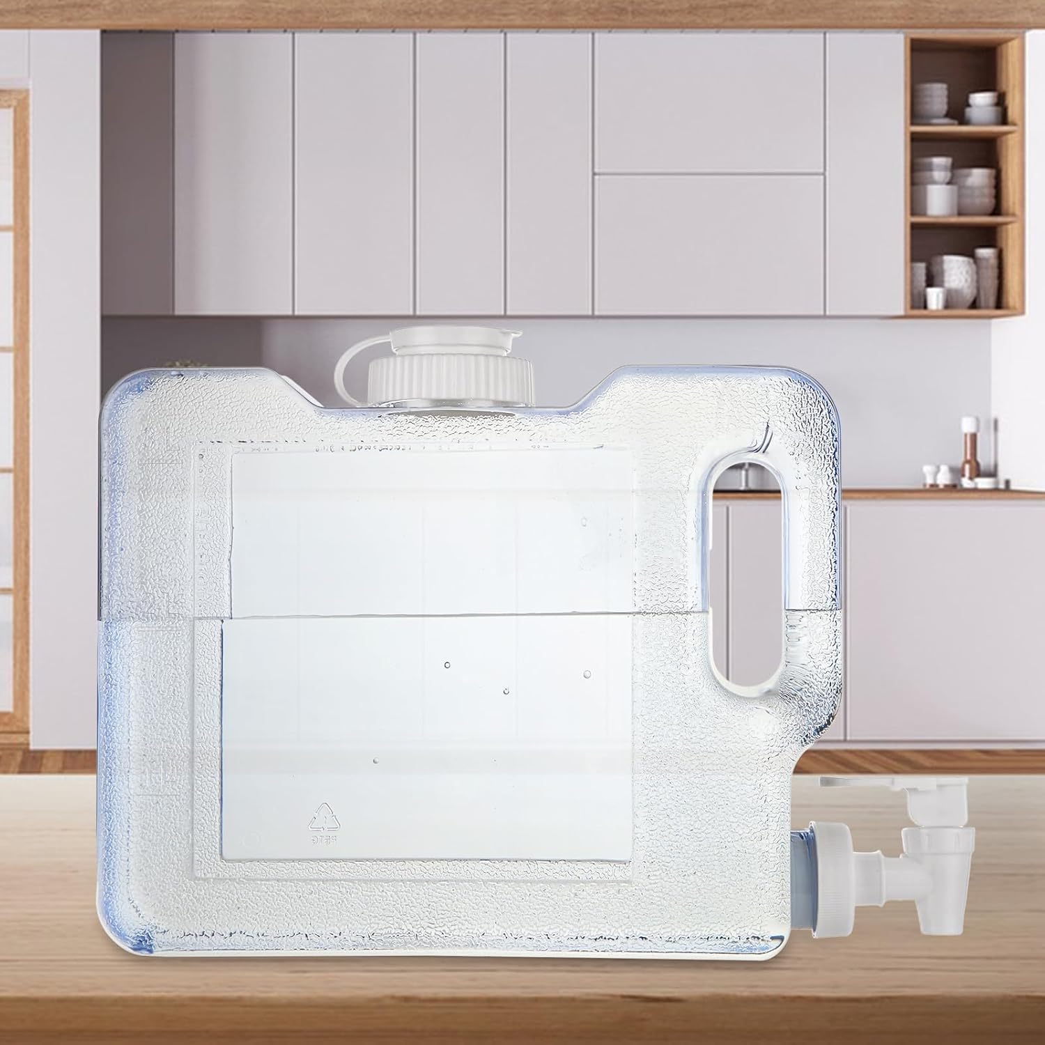 JMIATRY 2 Packs Refrigerator Water Dispenser For Fridge 0.79 Gallons/ 3 Liters Plastic Drink Dispenser for Fridge Water Container With Spigot Watering Jug With Spout, Convenient Handle - Image 6