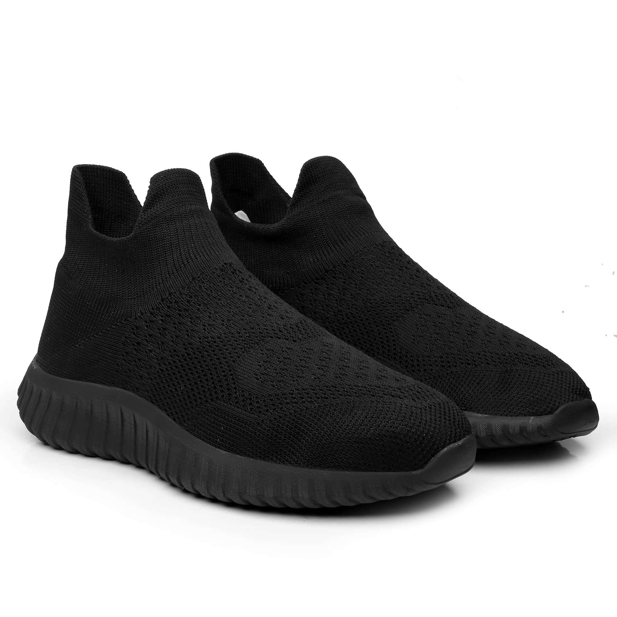 Latest Knitted Fabric Material Casual Black Sports Socks Shoes for Men (B097PLGY7M) Amazon Price History, Amazon Price Tracker