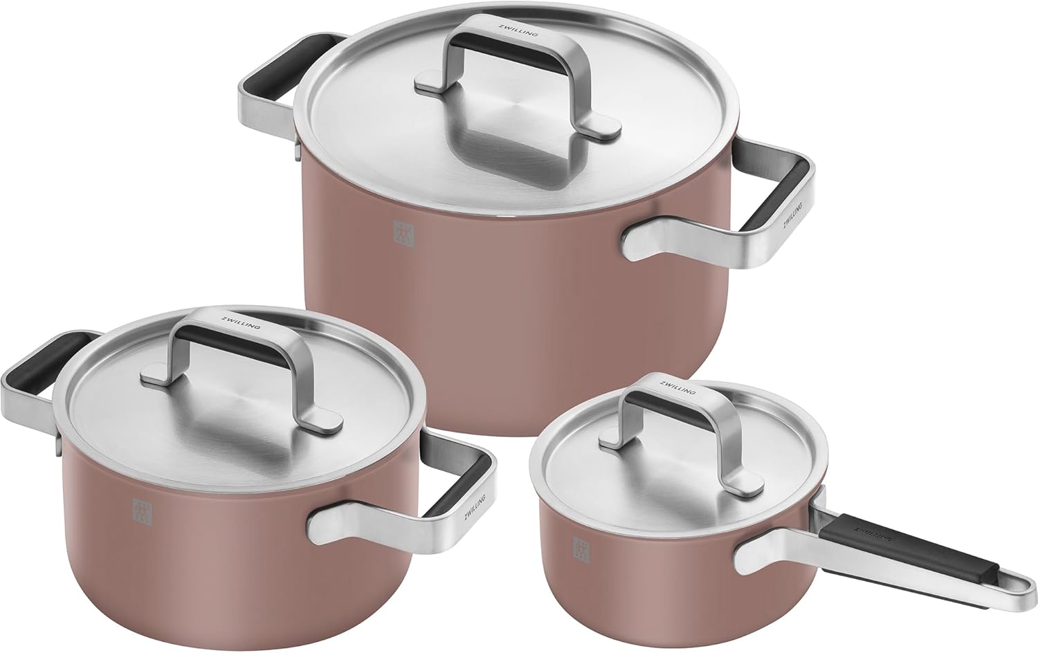 ZWILLING Pure 6-Piece Rose Stainless Steel Cookware Set