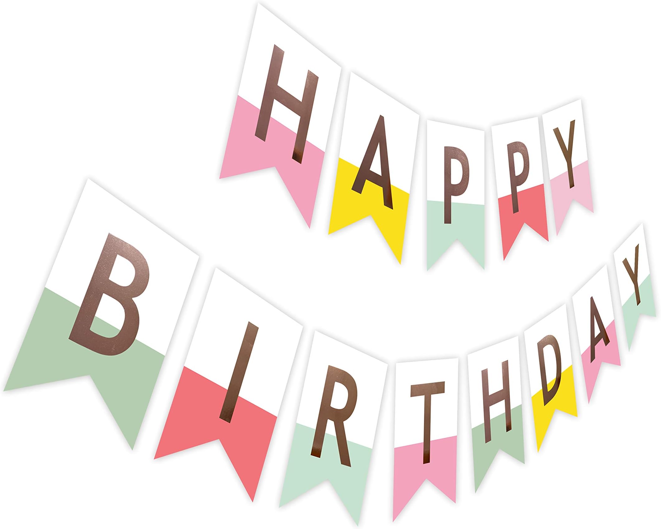 Silvima Happy Birthday Party Banner #6 Multi XWM-ZZ-FSTJ-PN