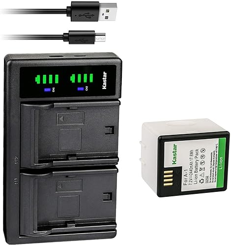 Miniatura 10 de Kastar Paquete de 3 baterías + cargador USB LTD2 compatible con Arlo A-1, A-1B, A-1C, PN batería 308-10029-01, Arlo Pro, VMC4030, Arlo Pro2, Pro 2,