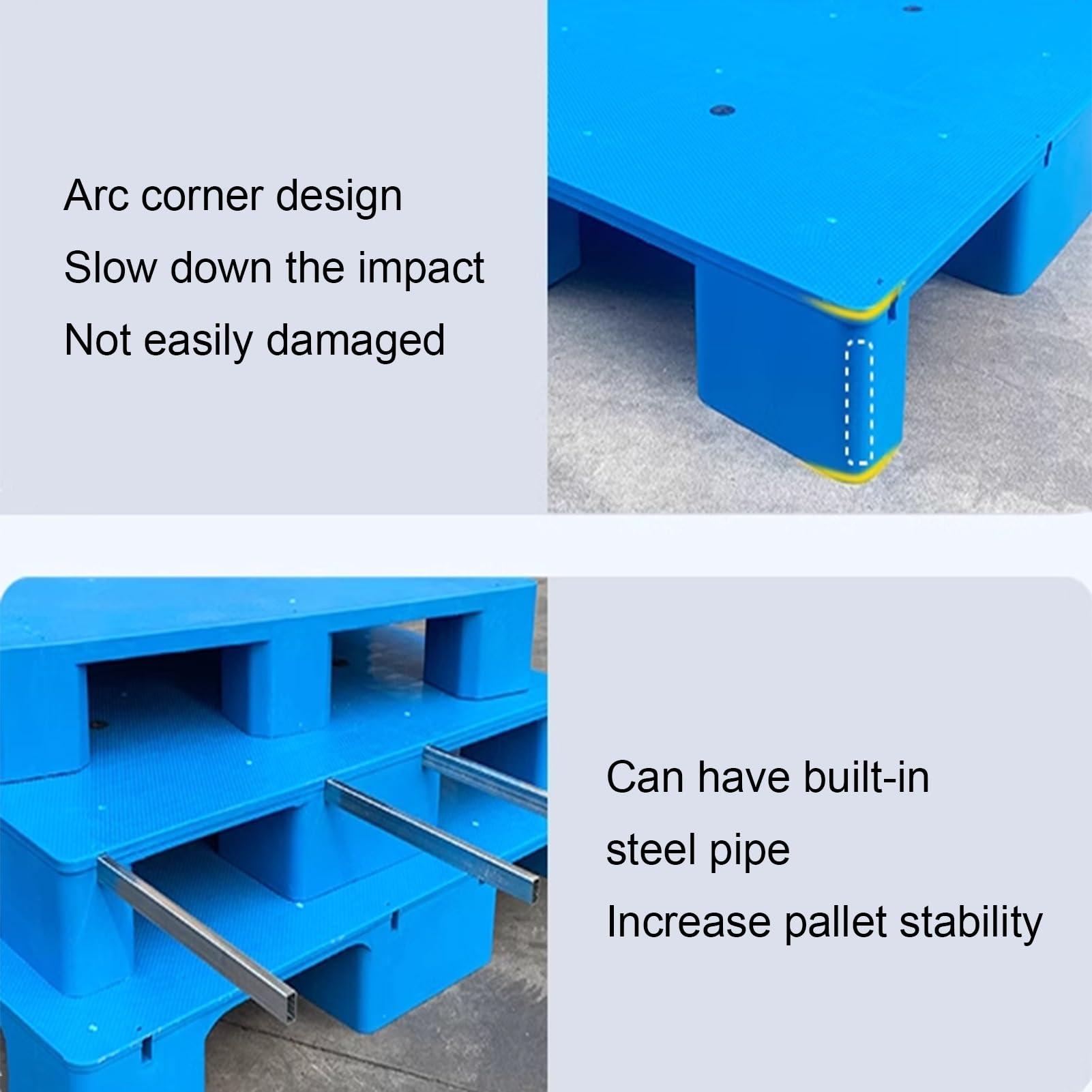 XPLKQXE Plastic Pallet Skid, Supermarket Sale Display Pallet Pad