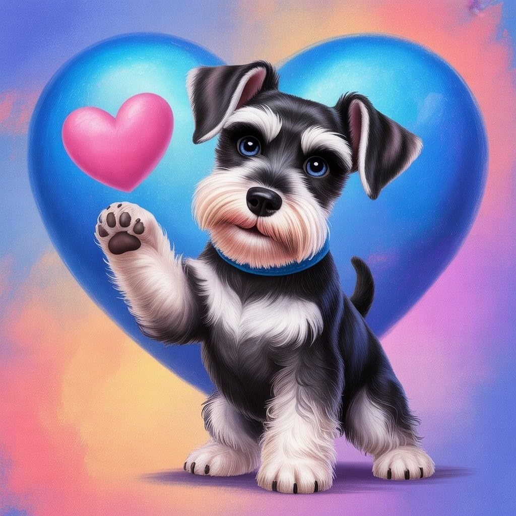 FanZheZhe 11Ct Cross Stitch Kits，Count Counted Stamped Pre Printed Cross Stitch Embroidery Kits for Adults Beginners Starter Advanced Easy Crossstitch Love, Dog 11Ct40X50Cm