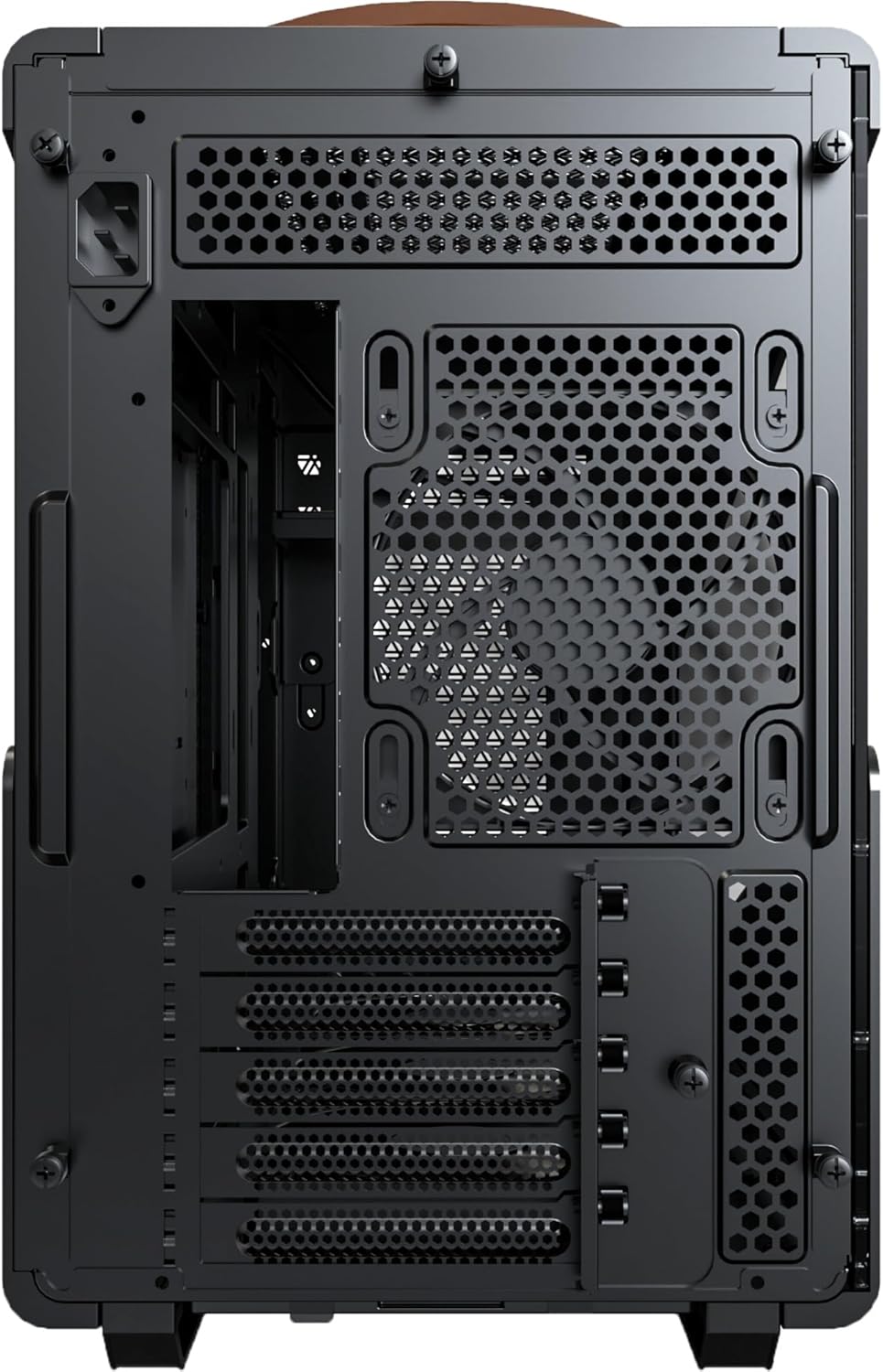 posterior view of MONTECH Heritage PRO chassis