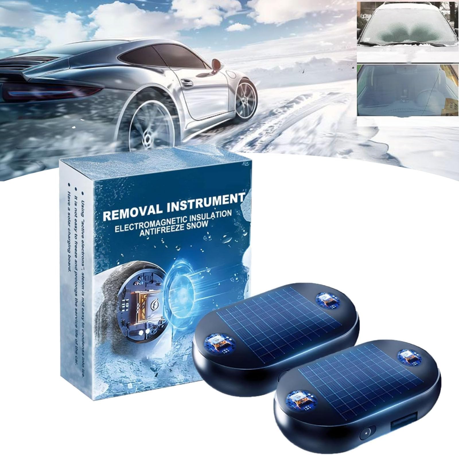 Elektromagnetische Auto Deicer, Anti-vries Elektromagnetische Auto Sneeuw Verwijdering Apparaat, Elektromagnetische Sneeuw Verwijdering, Elektromagnetische Antivries, Snelle Sneeuw Verwijderen Tool