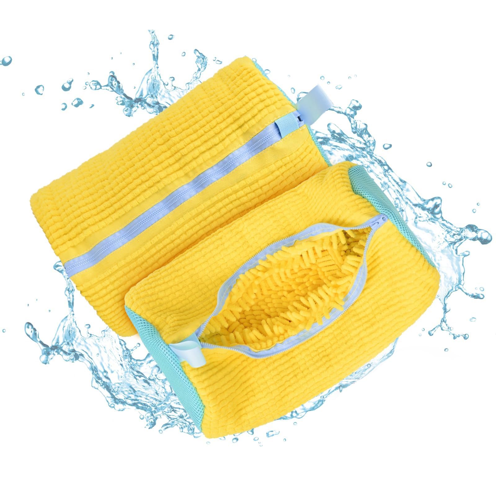Shoe Washing Bag for Washing Machine — Laundry Wash Bag for Washer and Dryer — Reusable Shoe Washing Bag for All Shoe Types and Sizes, Makes Housework Easier
