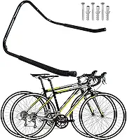 Suporte Gancho Parede Horizontal Mountain Bike Para 2 Bikes