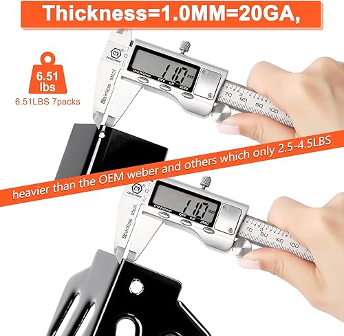 Miniatura 75 de Barras aromatizantes Genesis II y deflector de calor Genesis II para Weber GS4 Genesis II 300 ii E-310 E310 ii E-315 ii E-335 ii S-335 ii se-335