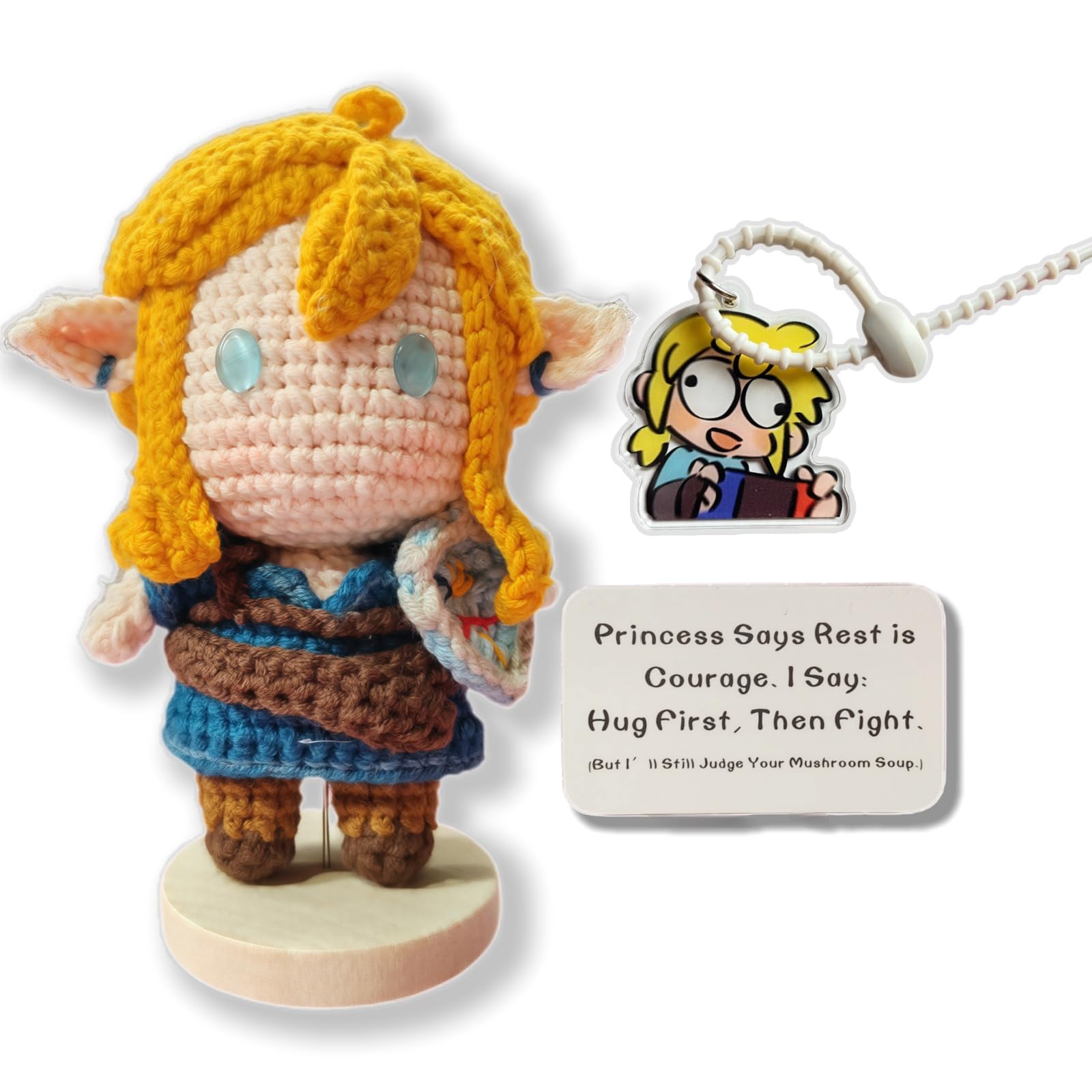 Amazon.com: Lummitwit Emotional Support Doll Knitting Kingdom