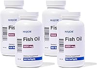 Vista 8 de MAJOR Aceite de pescado Omega-3 - Suplemento de aceite de pescado 1000 mg - 100 cápsulas blandas (paquete de 3)