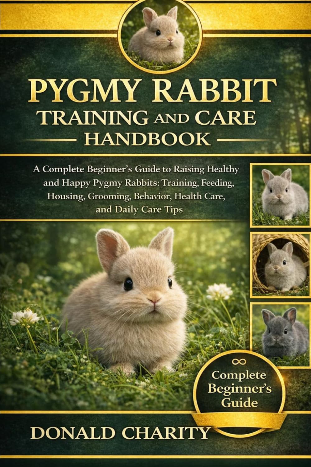 PYGMY RABBIT TRAINING AND CARE HANDBOOK: A Complete Beginner’s Guide to Raising Healthy and Happy Pygmy Rabbits: Training, Feeding, Housing, Grooming, Behavior, Health Care, and Daily Care Tips.