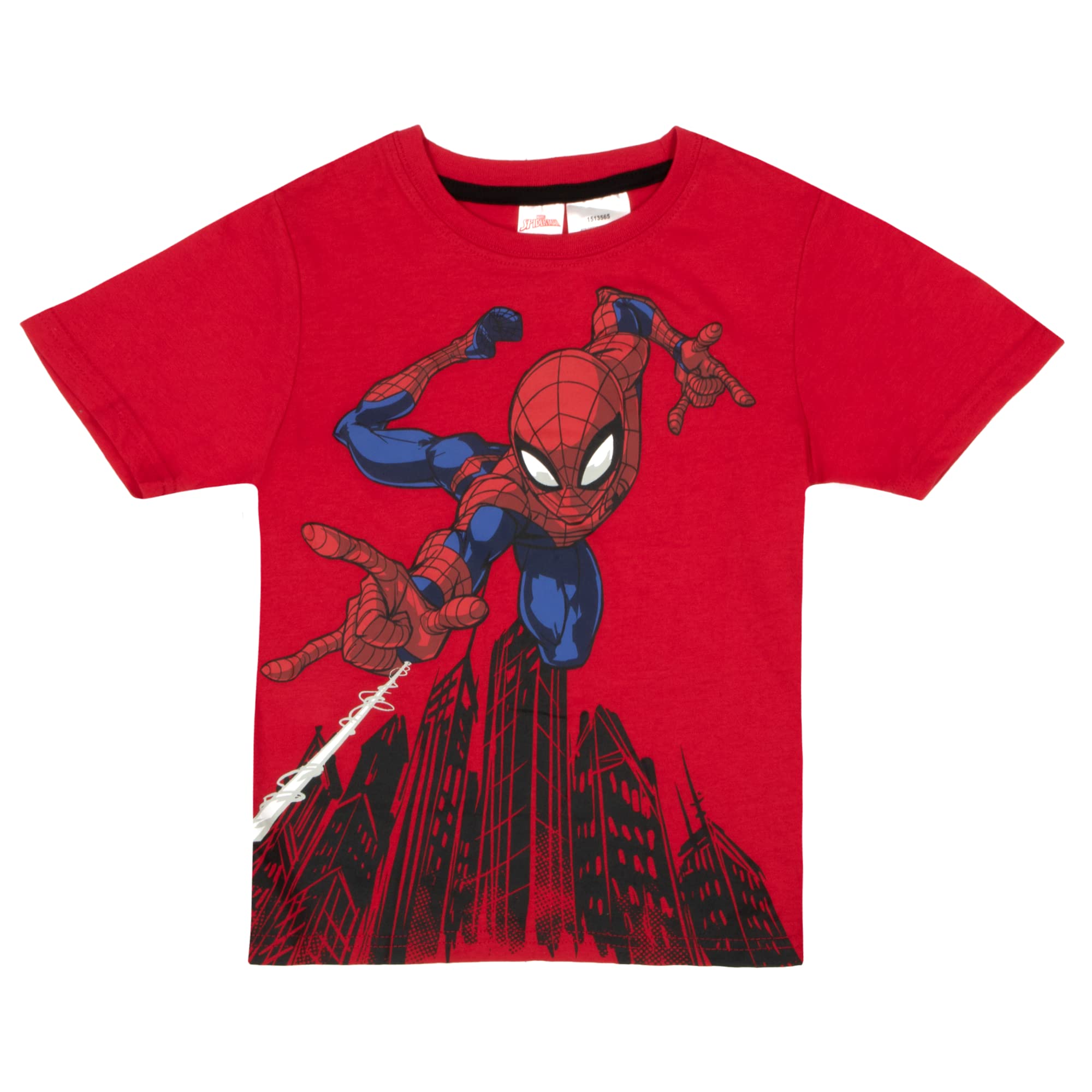 Marvel Spiderman Jungen 3-teiliges Fleece-Hosen-Set, Spider-Man Kapuzenpullover, T-Shirt und Hose, 3er-Pack