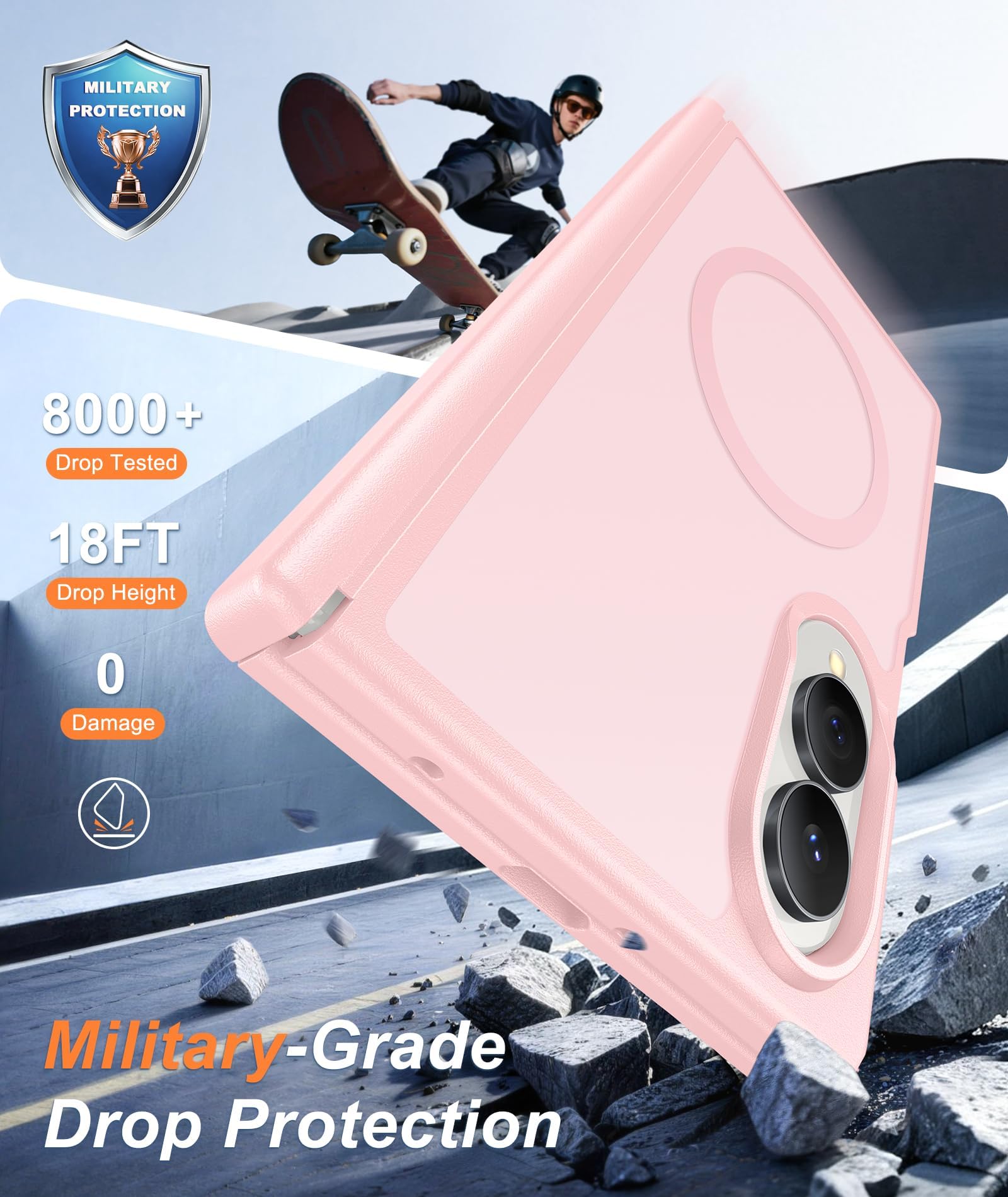 FNTCASE Custodia per Galaxy Z Fold 8: compatibile con la protezione della