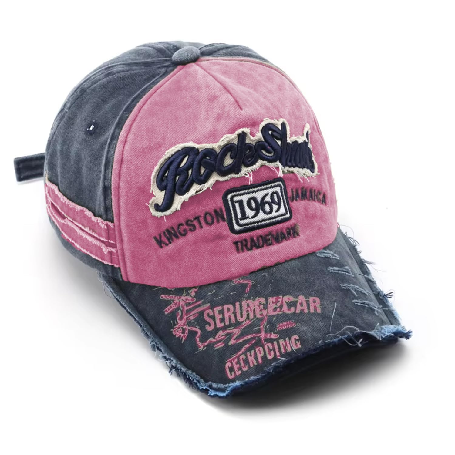 Handcuffs Unisex Denim Baseball Cap for Men & Women Stylish Cotton Cap Adjustable Vintage Summer Sports Hat Sun Protective Hat for Summer Sports & Casual Wear-picture-11