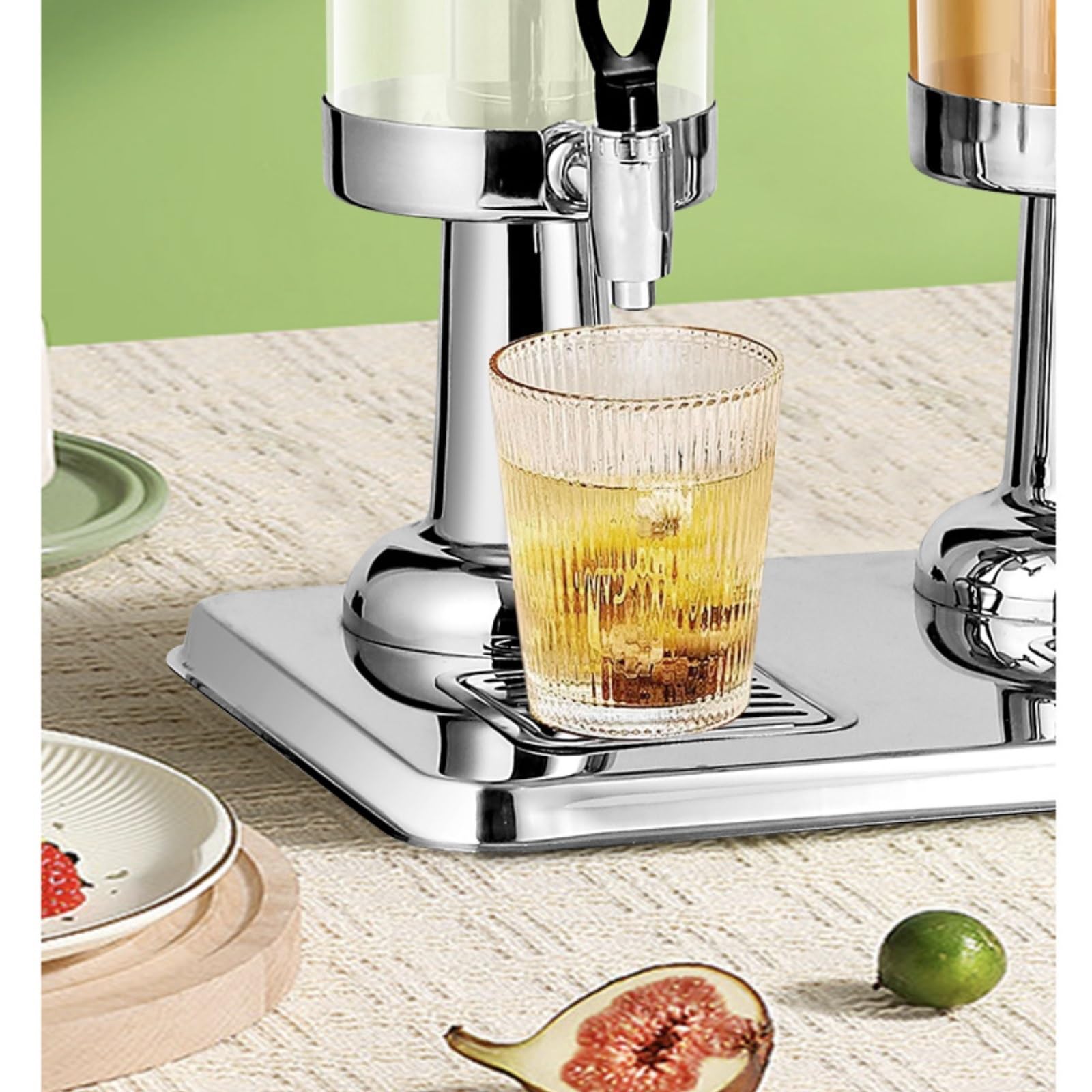 Getränkespender mit Ständer. All-in-One-Getränkespender for den gewerblichen Gebrauch mit Eiskern und Abtropfschalen aus Edelstahl getränke spender(3L)