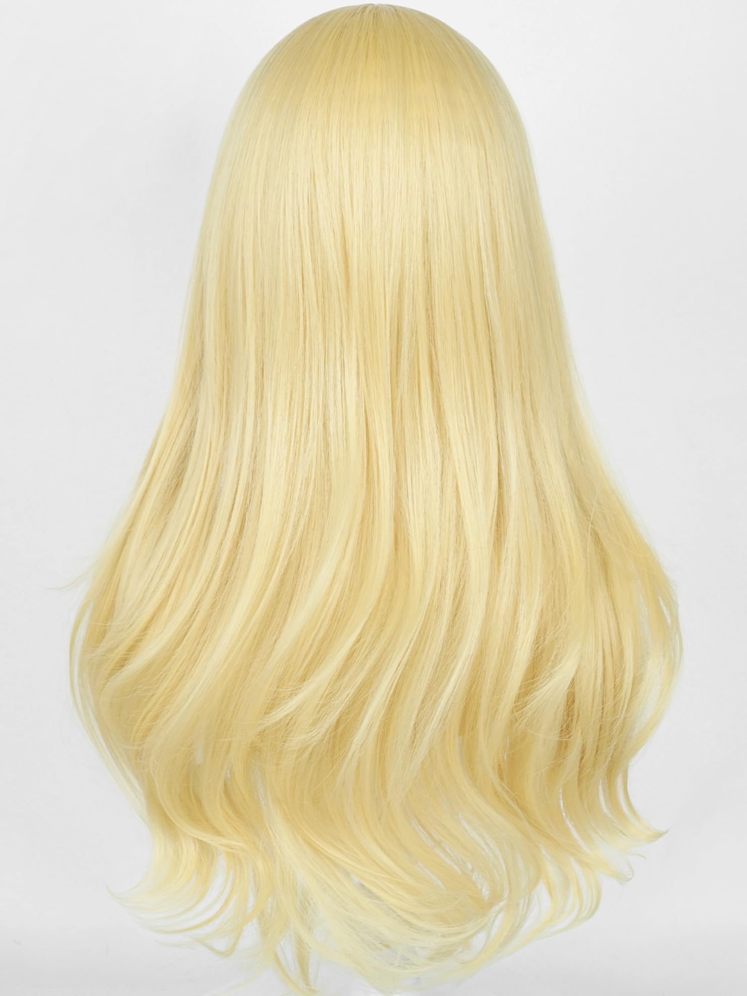PREMIUM Blond Theatrical Costume Cosplay Anime Wig Fluffy Layered Anime Wig for Adults | Adjustable Unisex  main image 4