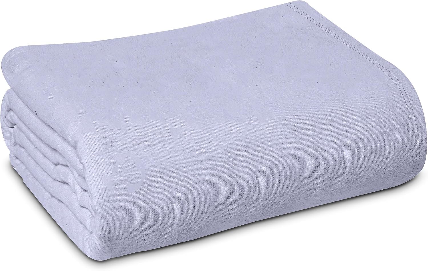 Linteum Textile Supply 100% Cotton Hospital Patient Bath Blanket, Bed Bath Sheet, Twin Blanket Lightweight Sheet Blankets 70x90 in, 1.75 lb. Ice Grey