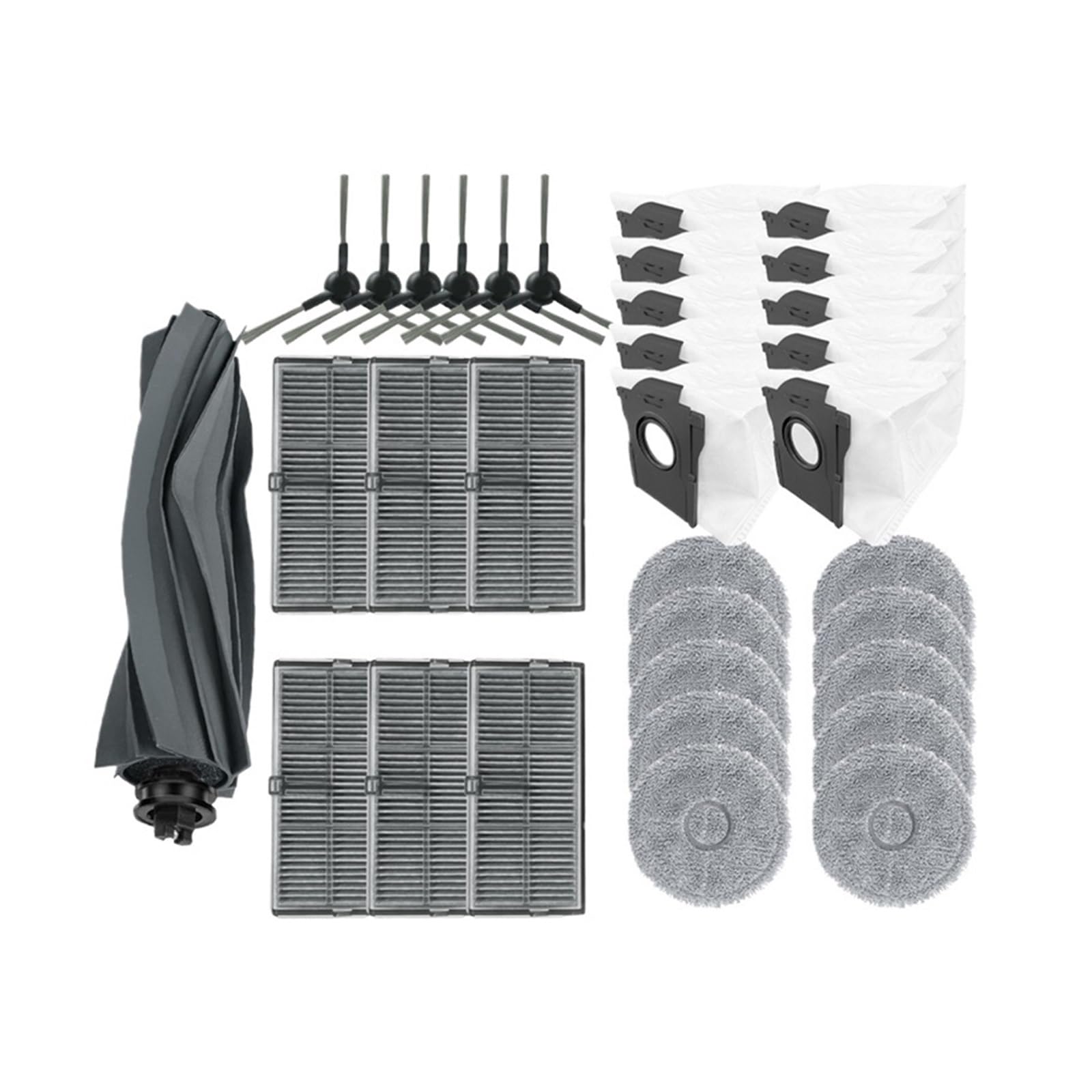 Filtre de brosse latérale pour Dreame L30s Ultra kit brosse aspirateur et sac de rechange