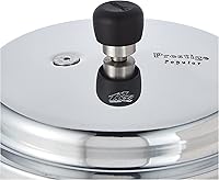 Vista 9 de Prestige PRP4 Aluminum Pressure Cooker, 4 L, Silver