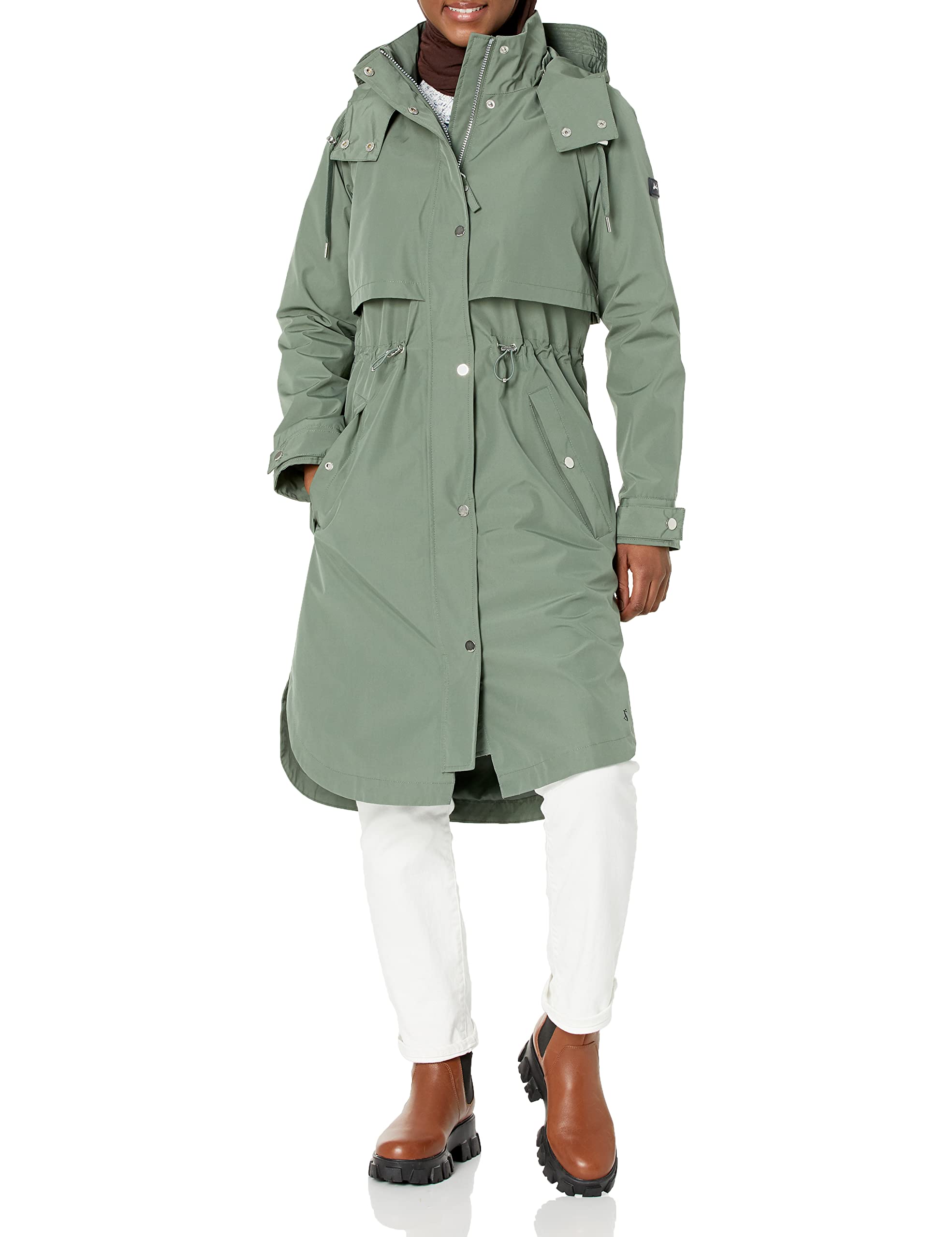 Womens Helmsley Longline Hooded Raincoat Desertcart Seychelles