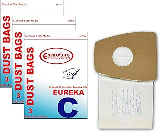 EnviroCare Replacement Vacuum Cleaner Dust bags Designed to Fit Eureka Type C Mighty Mite Canisters 9 bags