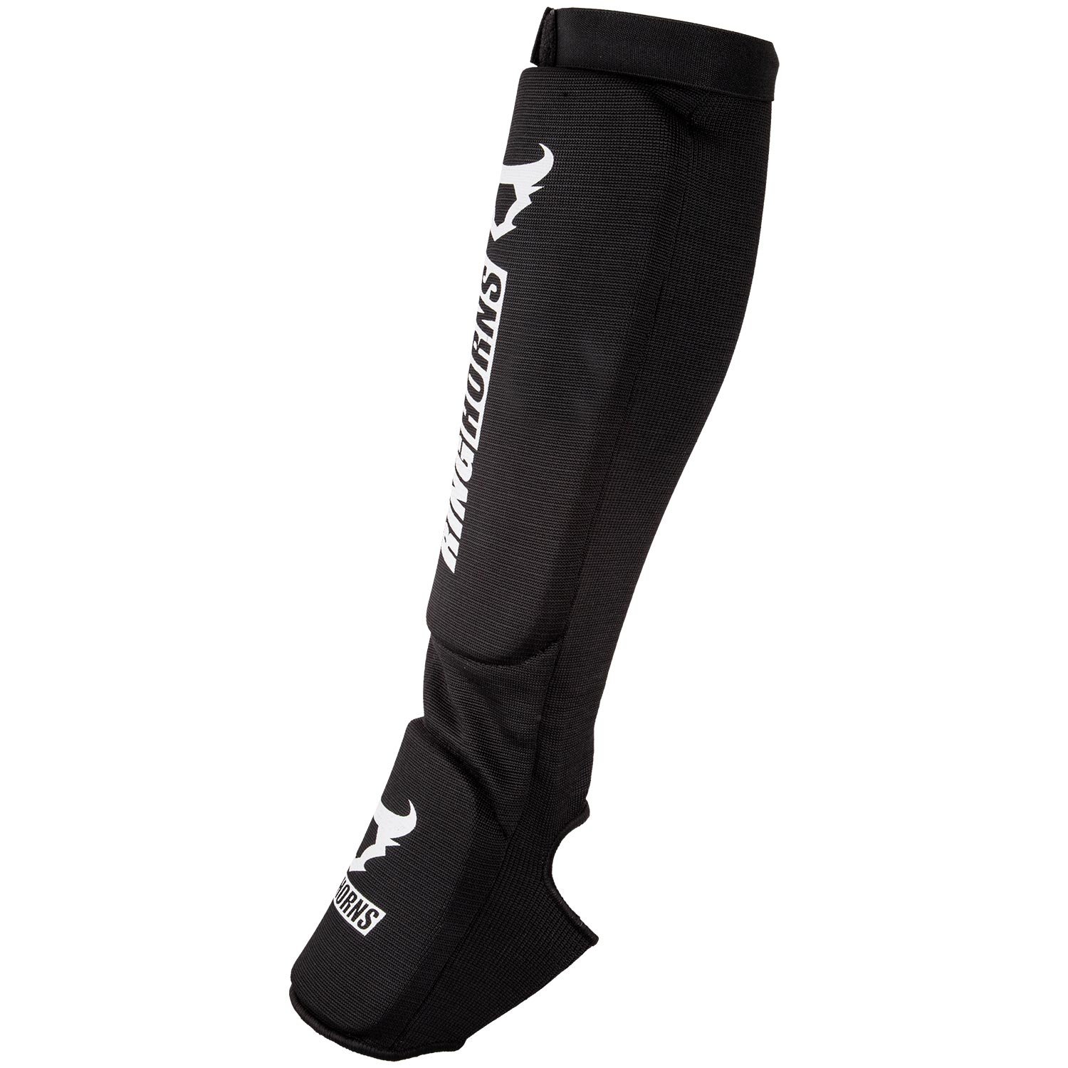 Ringhorns Charger Espinilleras de Boxeo, Unisex Adulto, Negro, Única