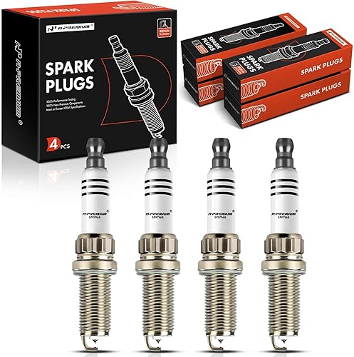 Miniatura 1 de A-Premium Iridium Platinum Bujías compatibles con Mini Cooper 2007-2015, Cooper Countryman 2011-2016, Cooper Paceman 2013-2016, paquete de 4