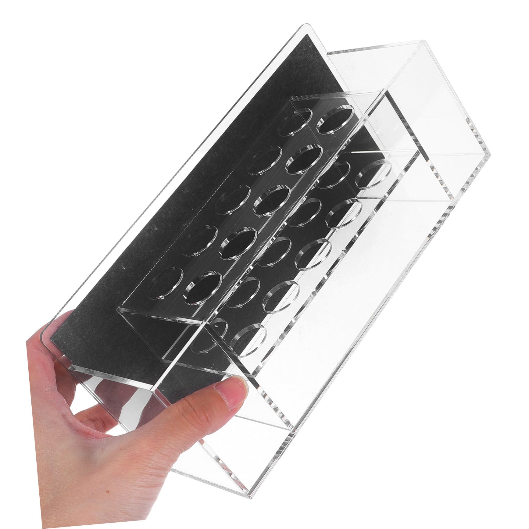 DOITOOL Organizer Portapenne Magnetico per Lavagna Bianca Supporto in Acrilico Trasparente per Pennarelli e Gessetti Cancellabili a Secco Espositore da Parete per Ufficio e Aula