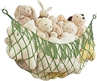 Vista 12 de Hamaca para animales de peluche, extra grande de 56 pulgadas de largo, almacenamiento de animales de peluche, red de soporte para animales