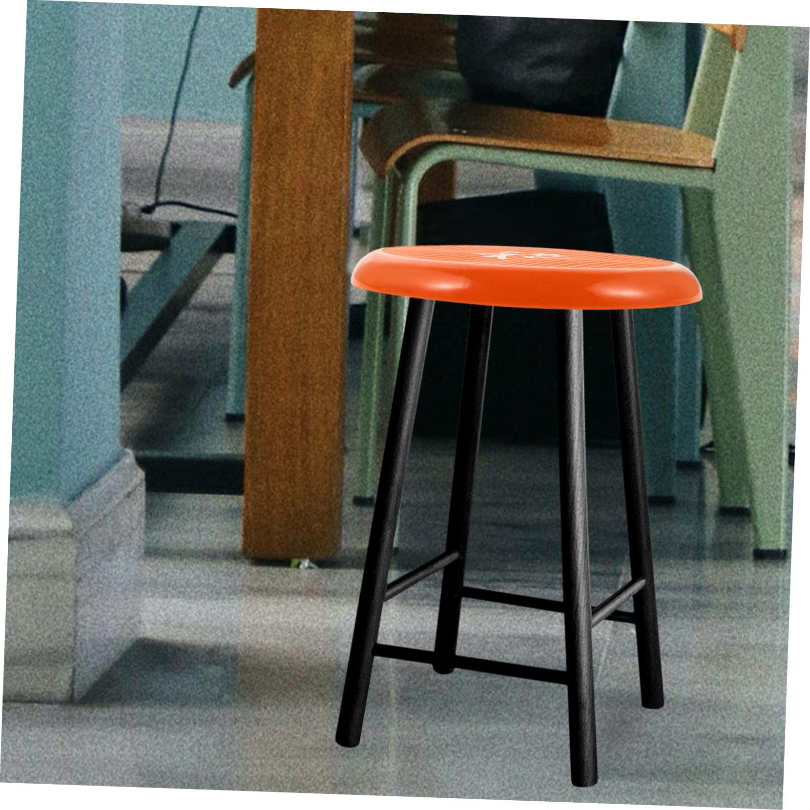 Protezione Sedile Bar Copri Sedia Rotondo Elasticizzato Pelle PU - Fodera Impermeabile Per Sgabelli Bar Coprisedile Pelle Pu - 3