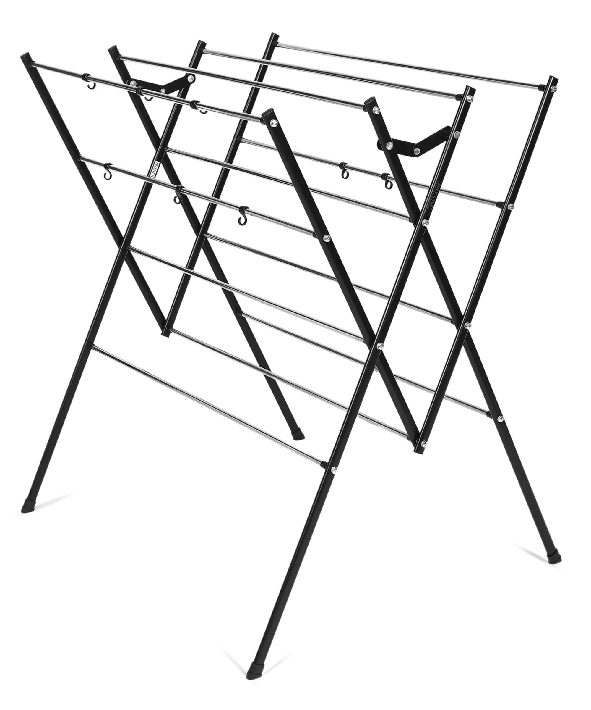 Sponsored Ad - Basic - Folding Cloth Drying Stand/Cloth Dryer Stand with Stainless Steel RODS-Rust Proof/Made in India