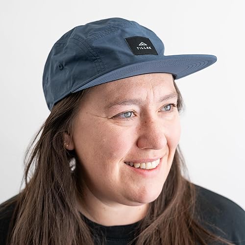 Miniatura 2 de Tillak Wallowa Gorro de Campamento, Gorra de Nailon Ligero de 5 Paneles con Cierre a Presión