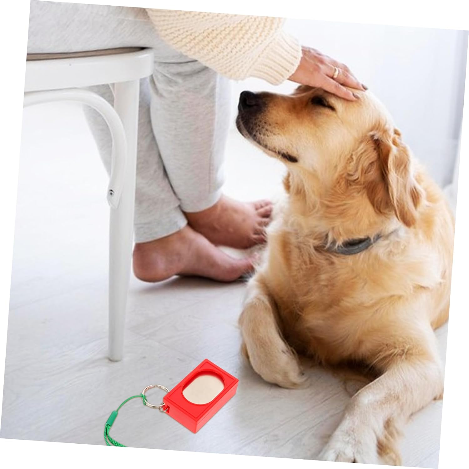 COLLBATH 2pcs Dog Training Device Compact Clicker for Pet Training Safe Stimulation