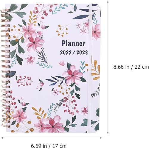 Miniatura 3 de STOBOK Agenda semanal sin fecha 2023, agenda en inglés, libro de notas, libro de notas de julio de 2022 a junio de 2023, oficina de regalo para