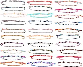 Woven Bracelet Pingyongchang Boho Surfer Bracelets Handmade Knitted String Rope Braided Adjustable Anklets Summer Friendship Yoga Kabbalah Protection Waterproof Beach Jewelry For Couple Women Men-Black Bracelet Femme Woven Bracelet Pingyongchang Boho Surfer Bracelets Handmade Knitted String Rope Braided Adjustable Anklets Summer Friendship Yoga Kabbalah Protection Waterproof Beach Jewelry For Couple Women Men-Black Bracelet Femme