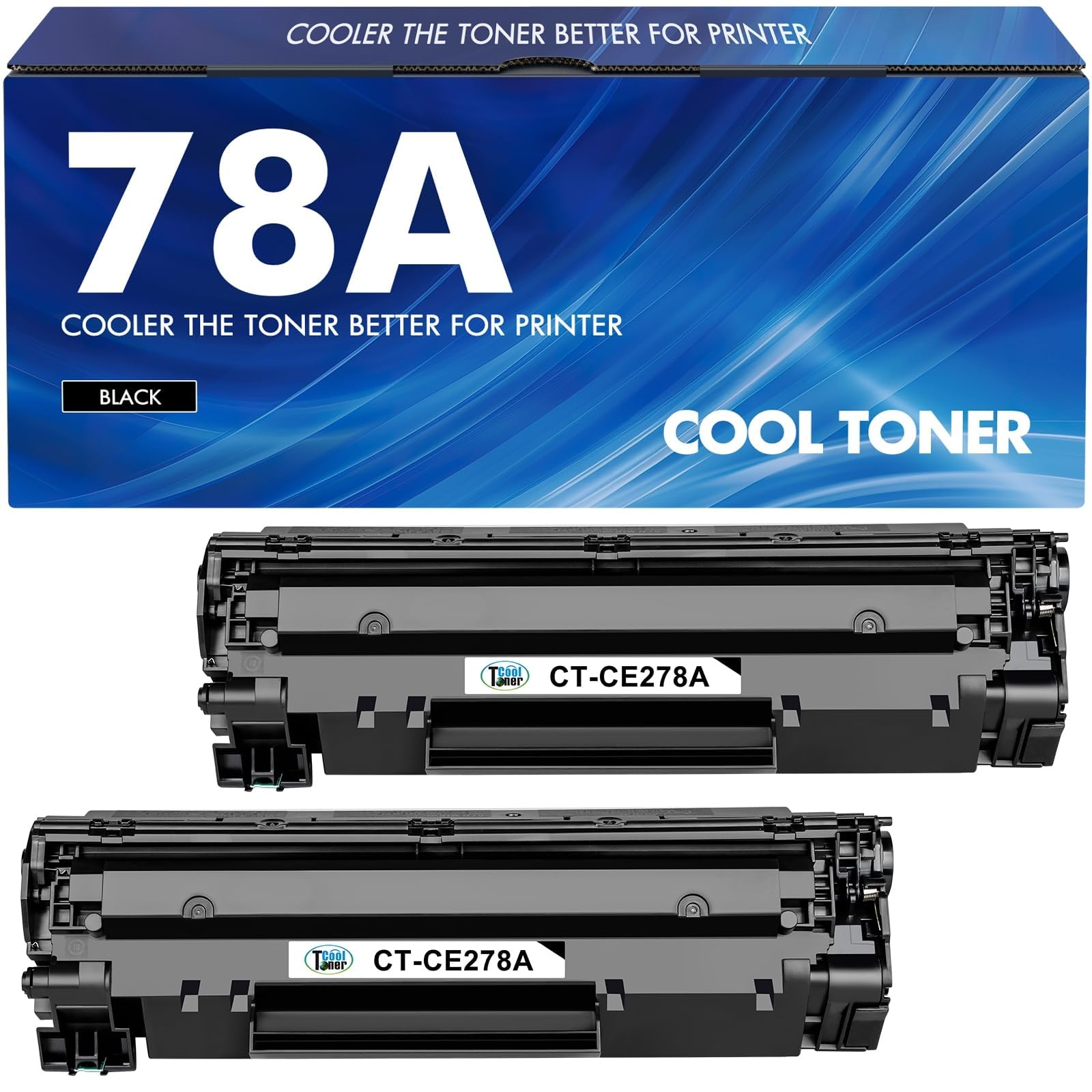 CE278A 78A Schwarz Tonerkartusche 2 Pack Kompatibel für HP LaserJet M1536