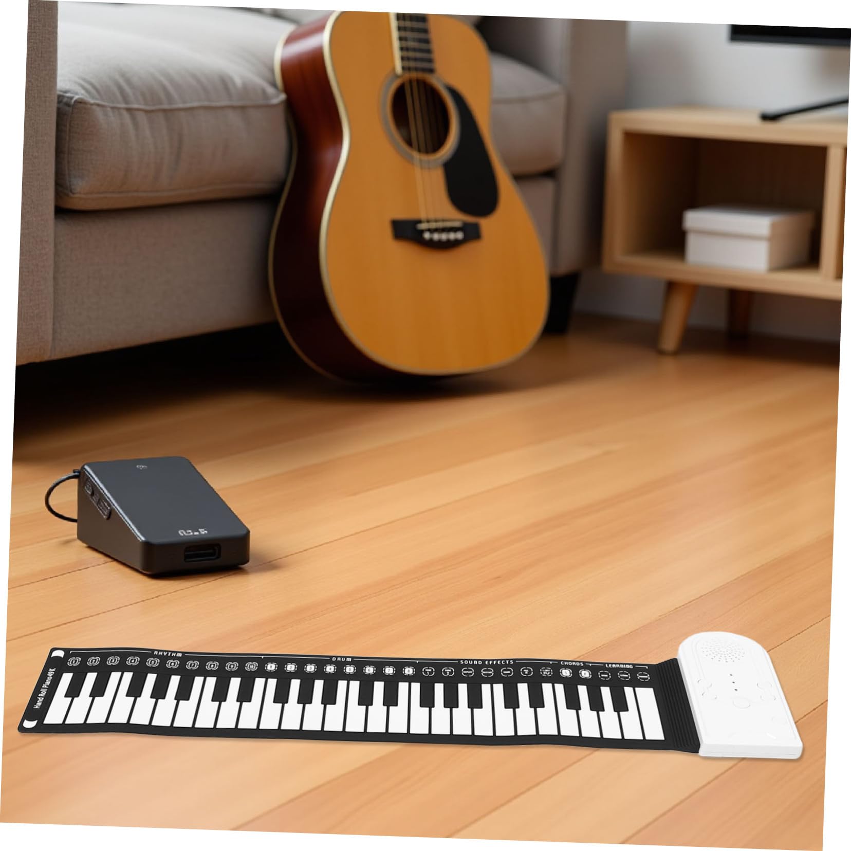 Cabilock Teclado De Piano Para Principiantes Teclado Musical Flexible Plegable